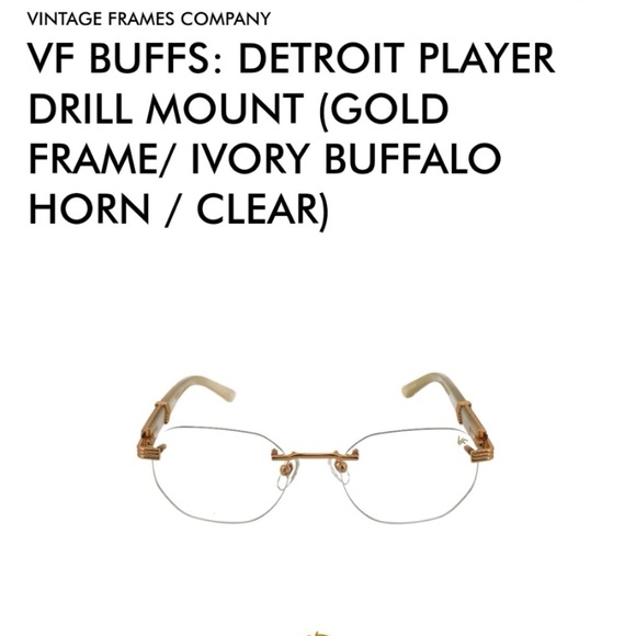 Vintage Frames Company- Detroit Player drill mount